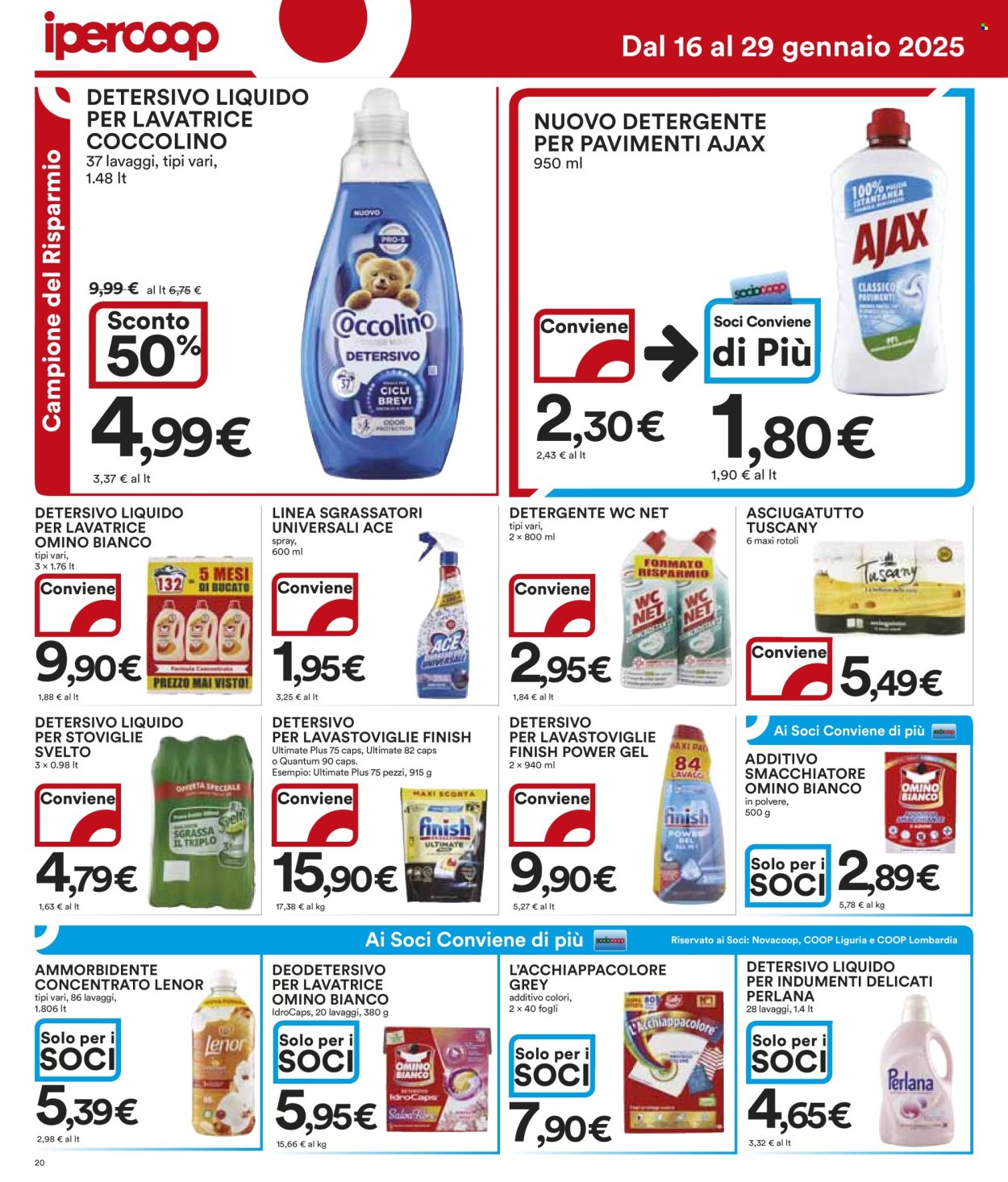 Volantino Coop - 16/1/2025 - 29/1/2025. Pagina 1