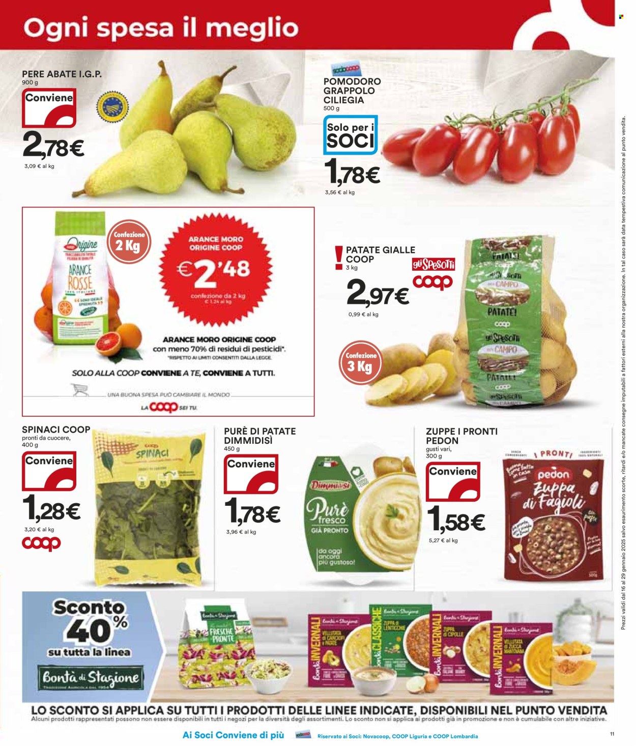 Volantino Coop - 16/1/2025 - 29/1/2025. Pagina 1