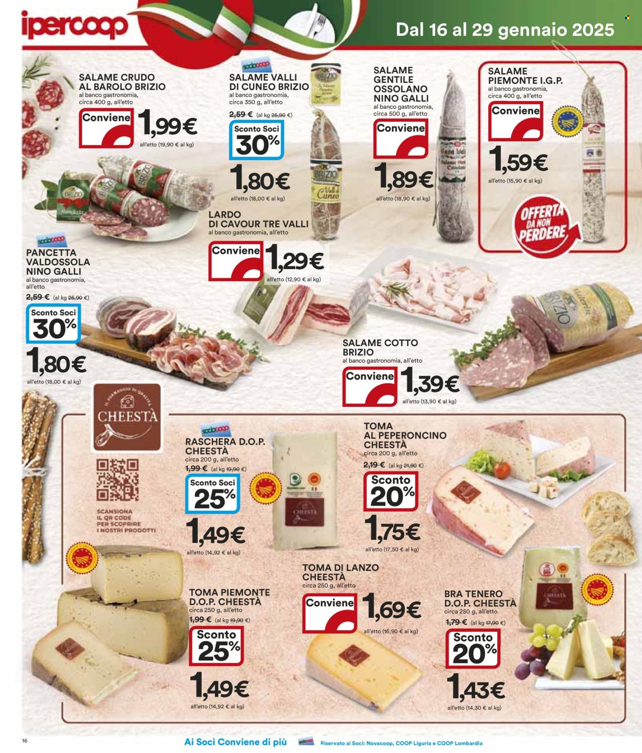 Volantino Coop - 16/1/2025 - 29/1/2025. Pagina 1