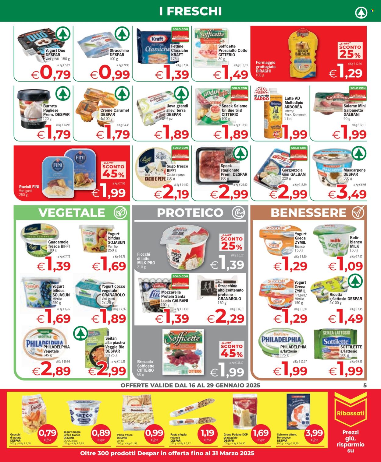 Volantino Eurospar - 16/1/2025 - 29/1/2025. Pagina 1