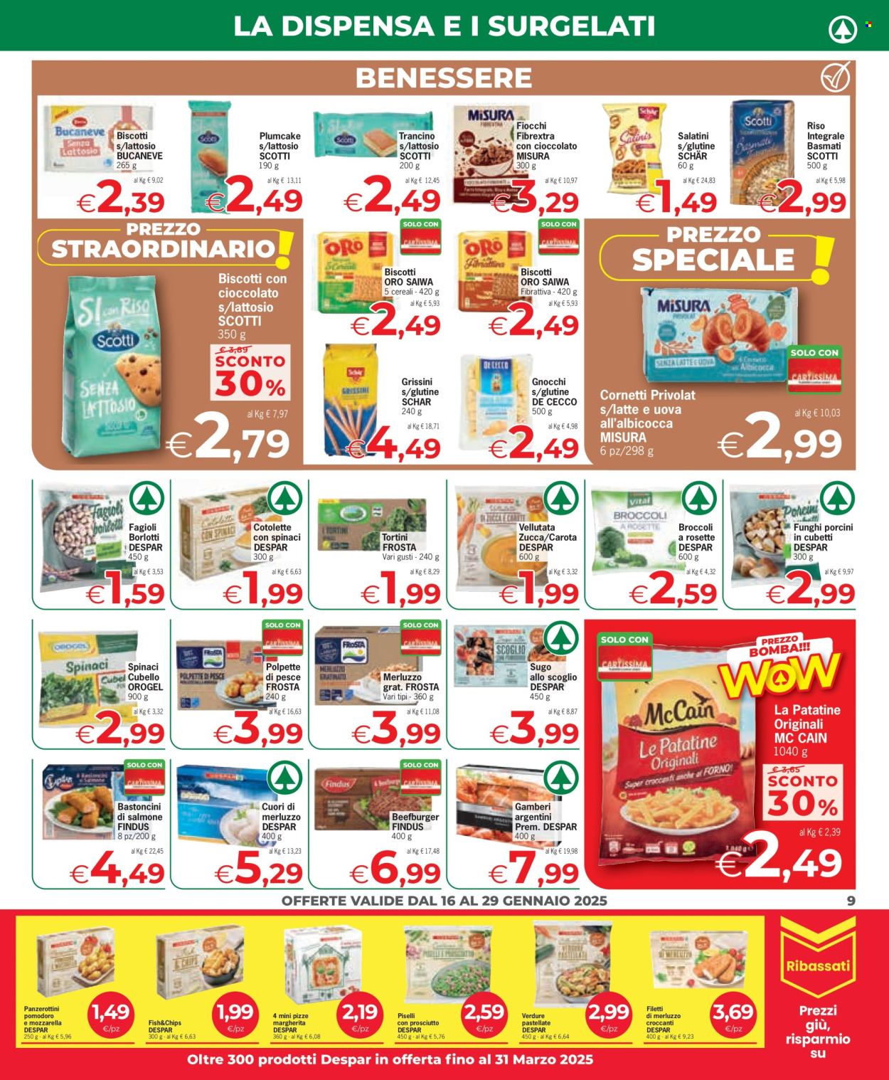 Volantino Eurospar - 16/1/2025 - 29/1/2025. Pagina 1