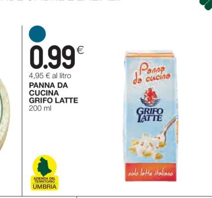 PANNA DA CUCINA GRIFO LATTE