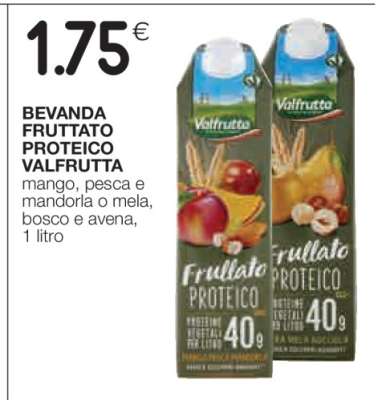 BEVANDA FRUTTATO PROTEICO VALFRUTTA