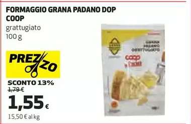 Formaggio Grana Padano DOP Coop