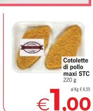 Cotolette di pollo maxi STC