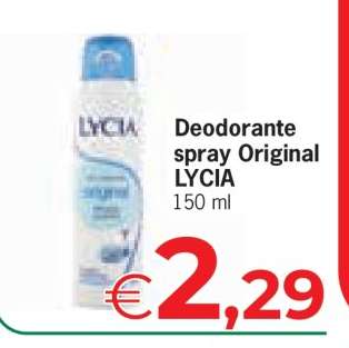 Deodorante spray Original LYCIA