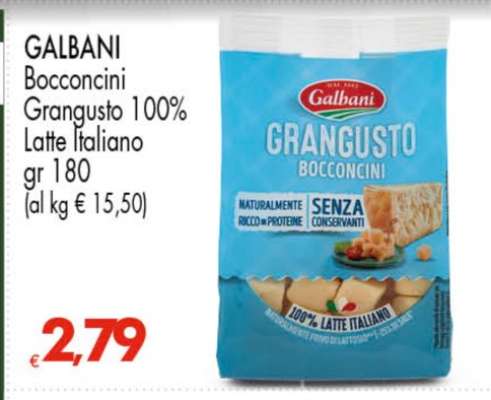 GALBANI Bocconcini Grangusto 100% Latte Italiano