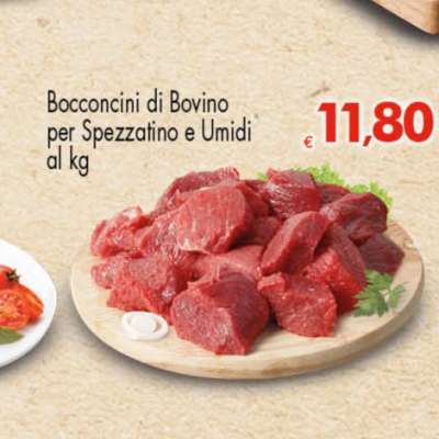 Bocconcini di Bovino per Spezzatino e Umidi al kg