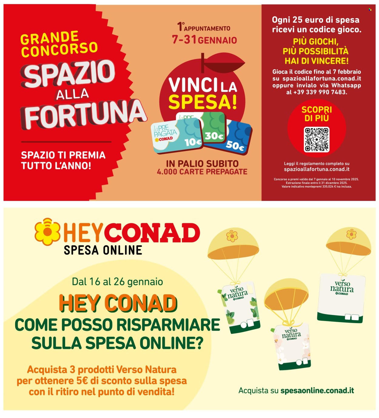 Volantino Spazio Conad - 16/1/2025 - 29/1/2025. Pagina 1