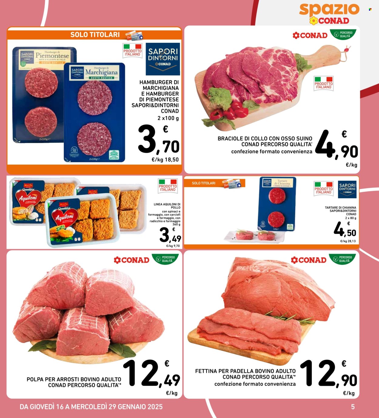 Volantino Spazio Conad - 16/1/2025 - 29/1/2025. Pagina 1