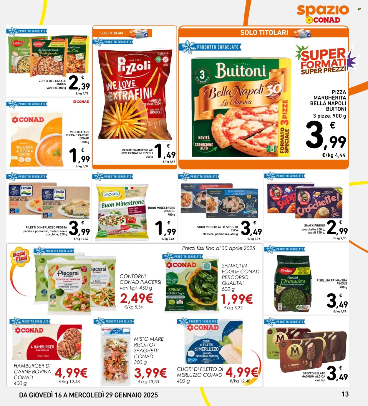 Volantino Spazio Conad - 16/1/2025 - 29/1/2025. Pagina 1