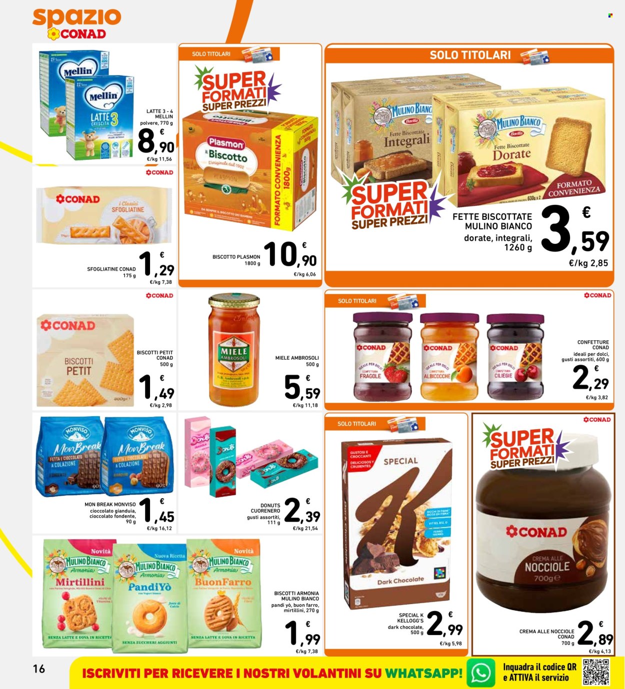 Volantino Spazio Conad - 16/1/2025 - 29/1/2025. Pagina 1