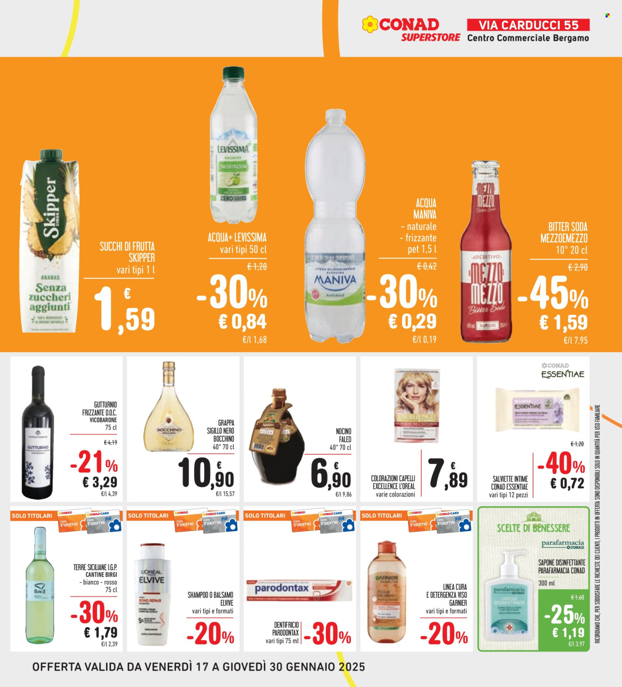 Volantino Conad Superstore - 17/1/2025 - 30/1/2025. Pagina 1