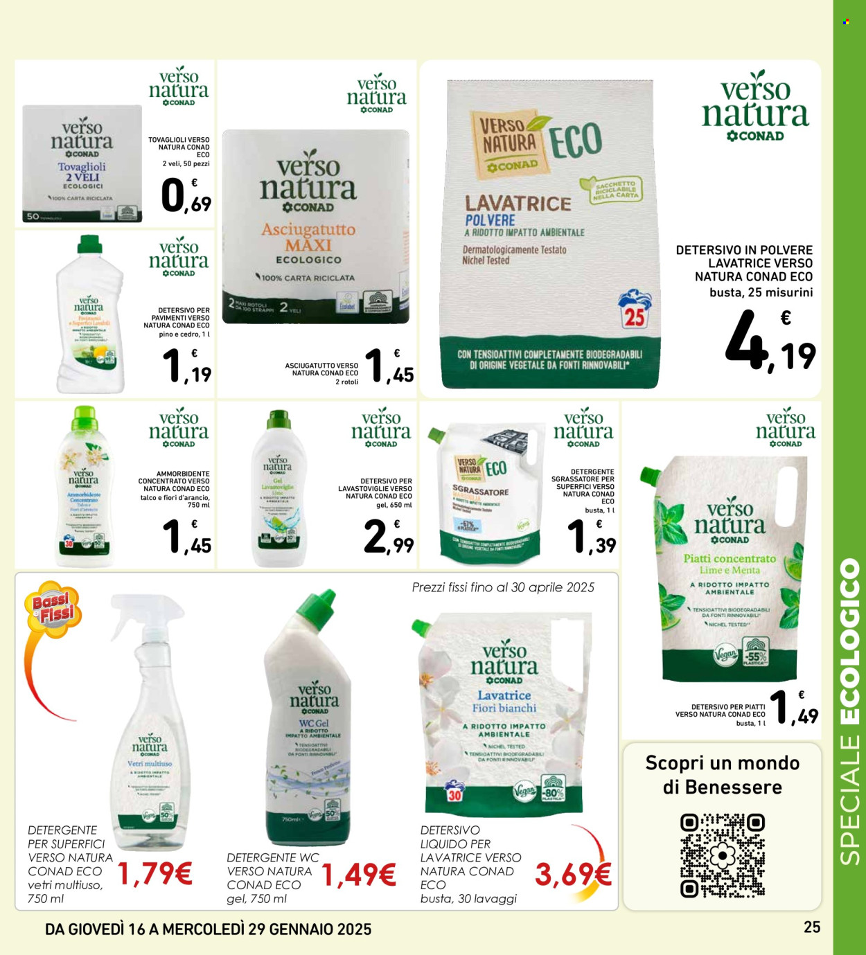 Volantino Spazio Conad - 16/1/2025 - 29/1/2025. Pagina 1