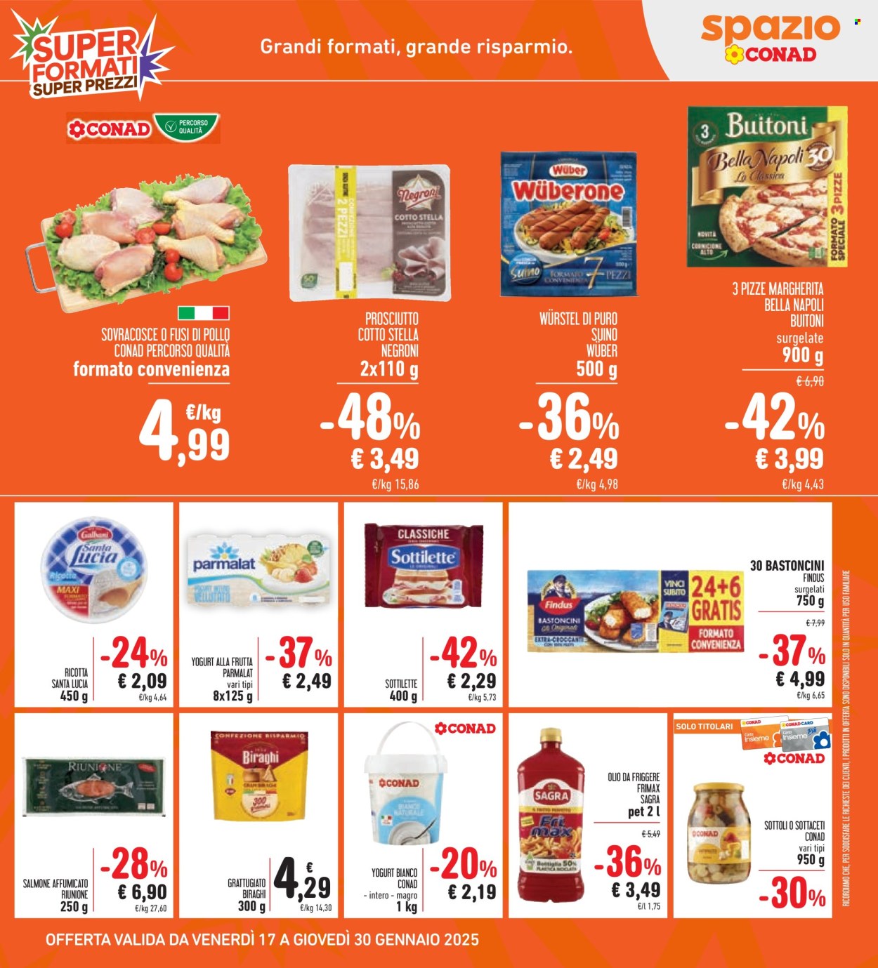 Volantino Spazio Conad - 17/1/2025 - 30/1/2025. Pagina 1