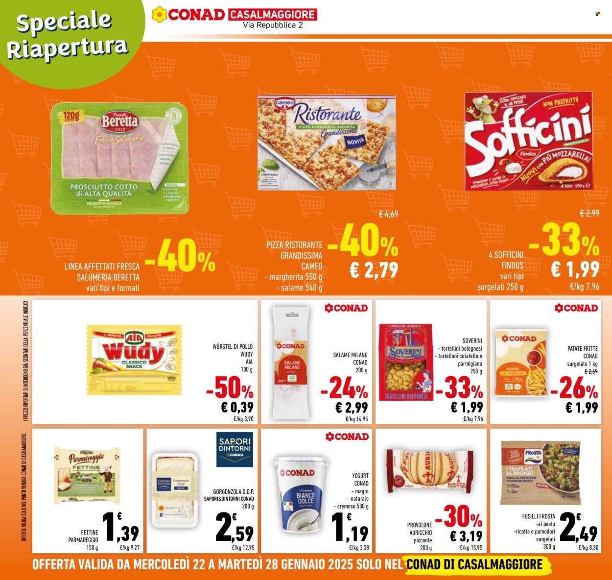 Volantino Conad - 22/1/2025 - 28/1/2025. Pagina 1