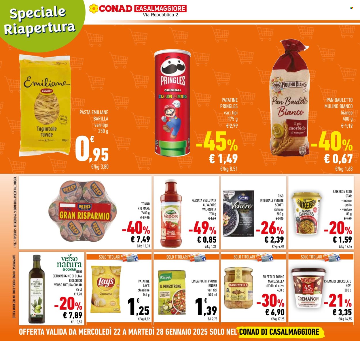 Volantino Conad - 22/1/2025 - 28/1/2025. Pagina 1