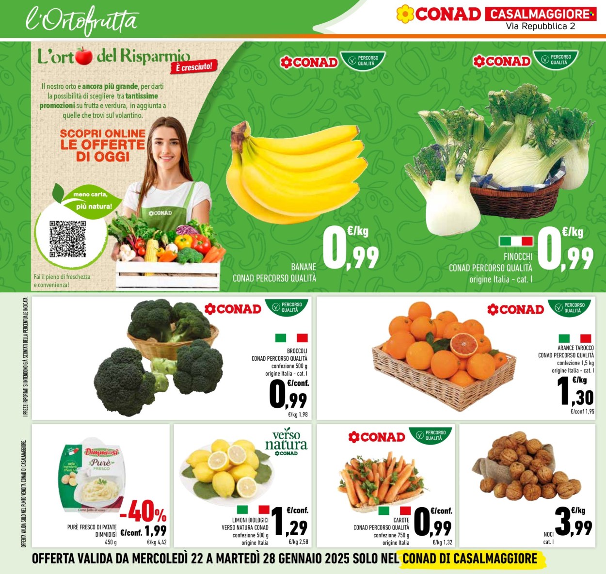 Volantino Conad - 22/1/2025 - 28/1/2025. Pagina 1