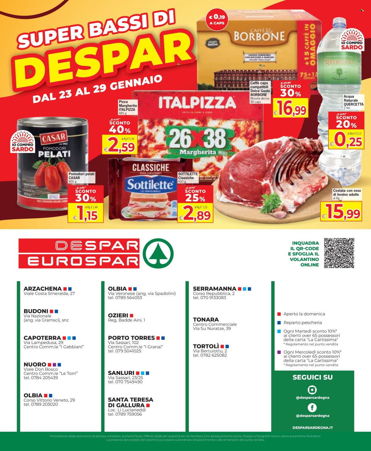 Volantino Despar - 16/1/2025 - 29/1/2025. Pagina 1