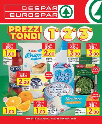 Volantino Eurospar - 16/1/2025 - 29/1/2025.