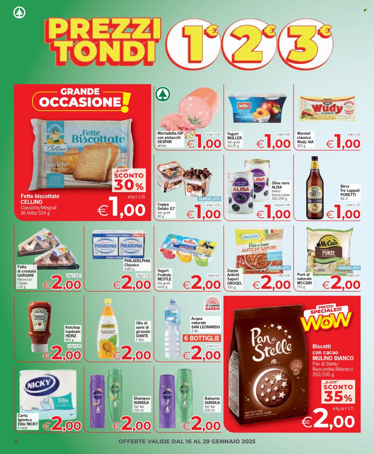 Volantino Eurospar - 16/1/2025 - 29/1/2025. Pagina 1