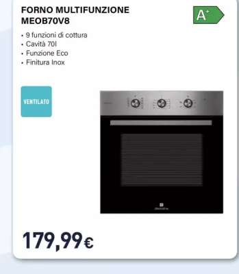 FORNO MULTIFUNZIONE MEOB70V8