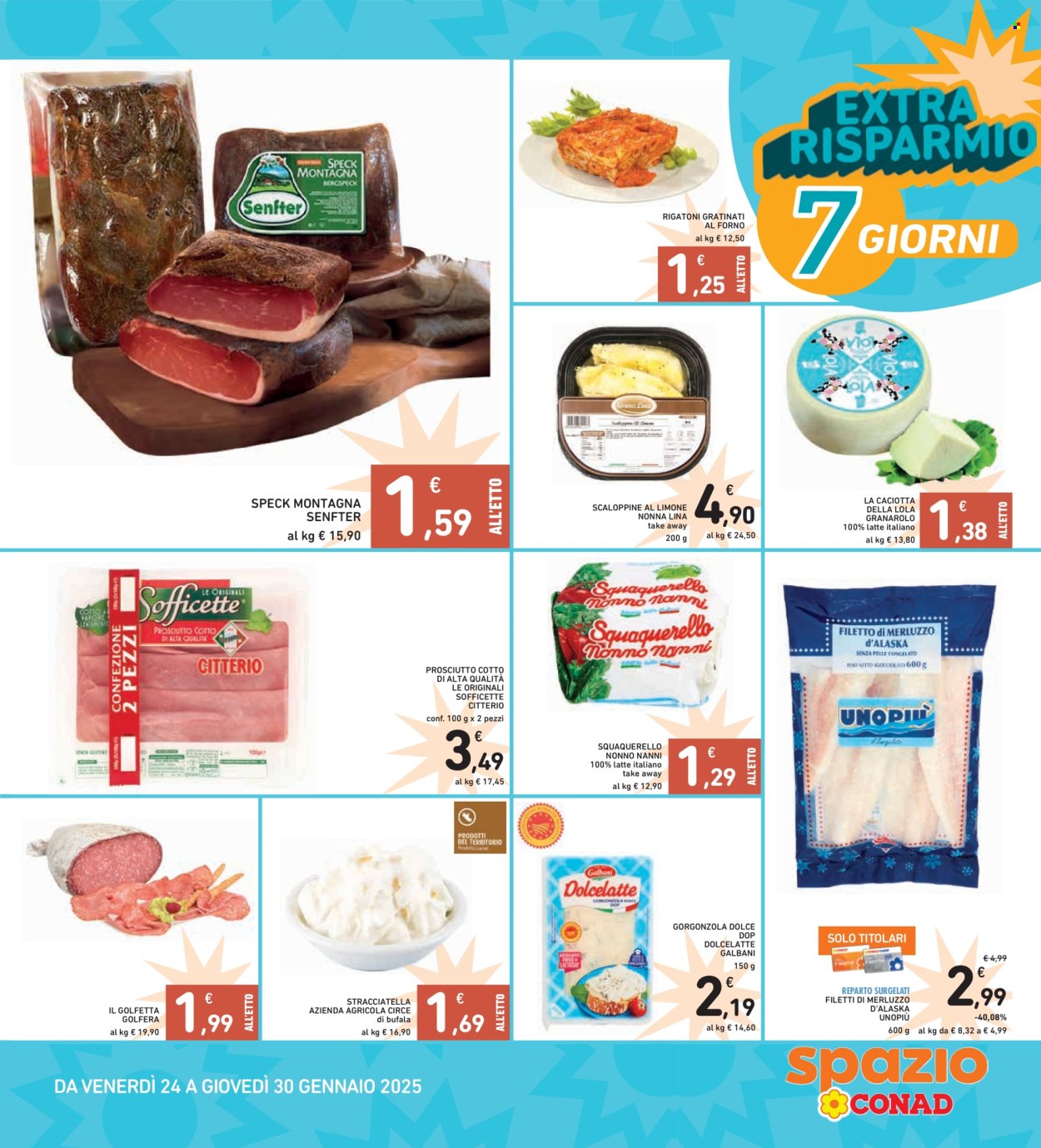 Volantino Spazio Conad - 24/1/2025 - 30/1/2025. Pagina 1