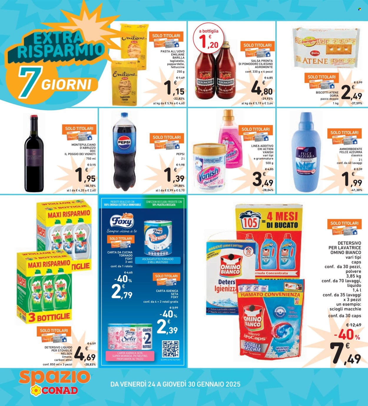 Volantino Spazio Conad - 24/1/2025 - 30/1/2025. Pagina 1