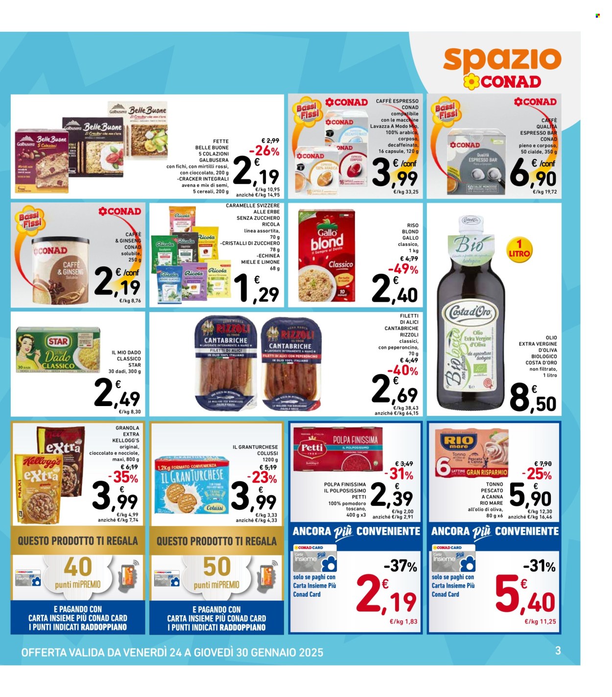 Volantino Spazio Conad - 24/1/2025 - 30/1/2025. Pagina 1