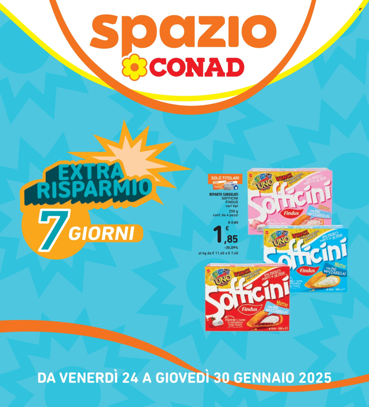 Volantino Spazio Conad - 24/1/2025 - 30/1/2025. Pagina 1