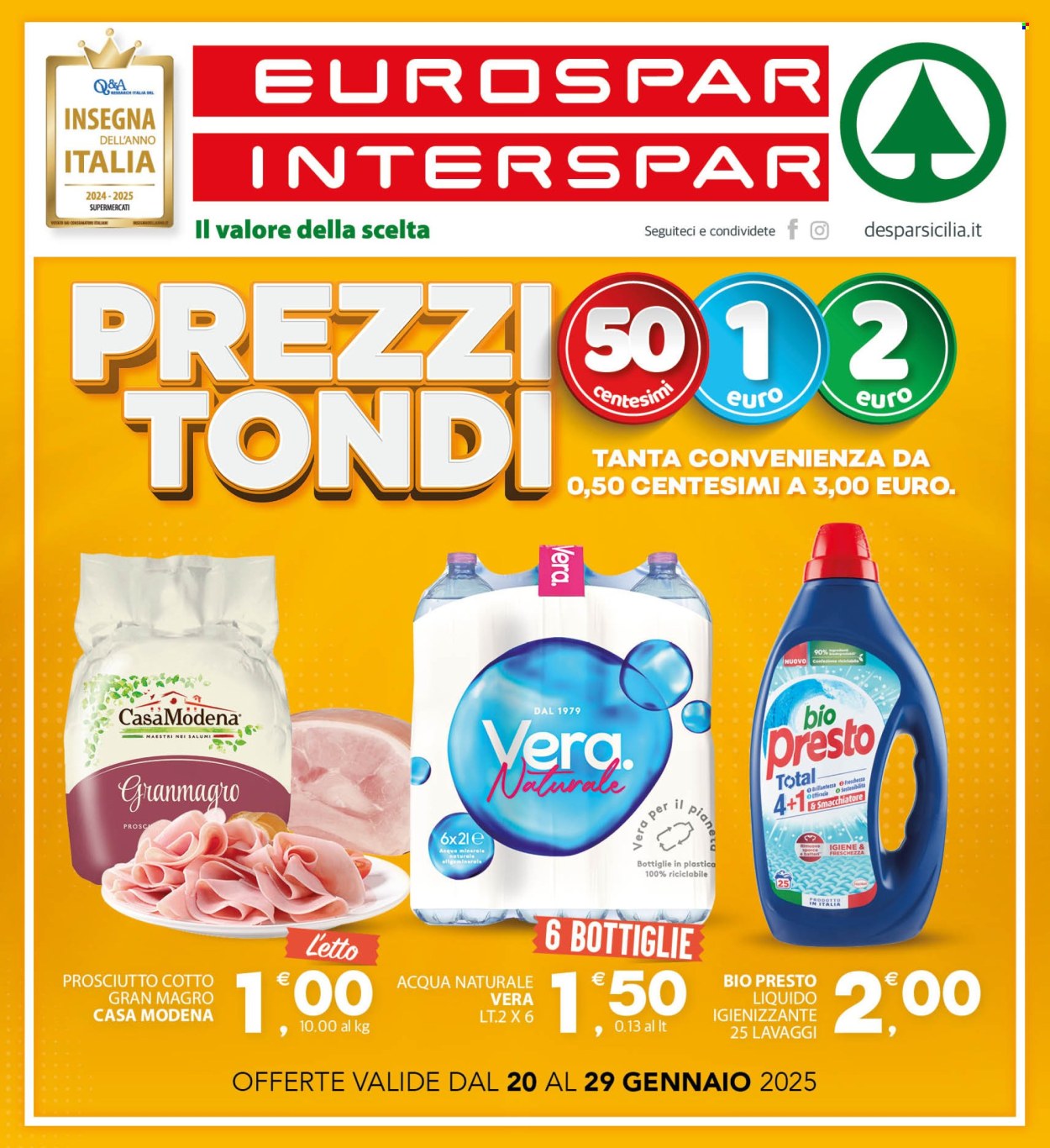 Volantino Interspar - 20/1/2025 - 29/1/2025. Pagina 1