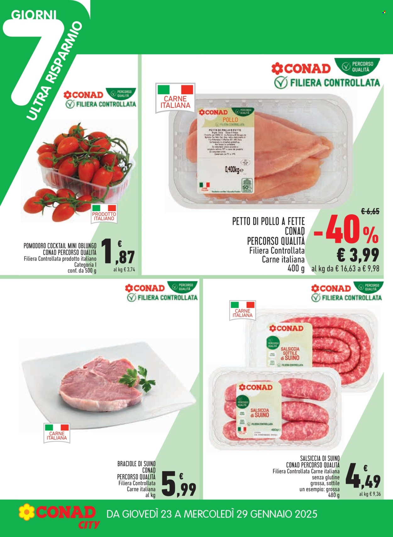 Volantino Conad - 23/1/2025 - 29/1/2025. Pagina 1