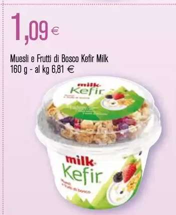 Muesli e Frutti di Bosco Kefir Milk