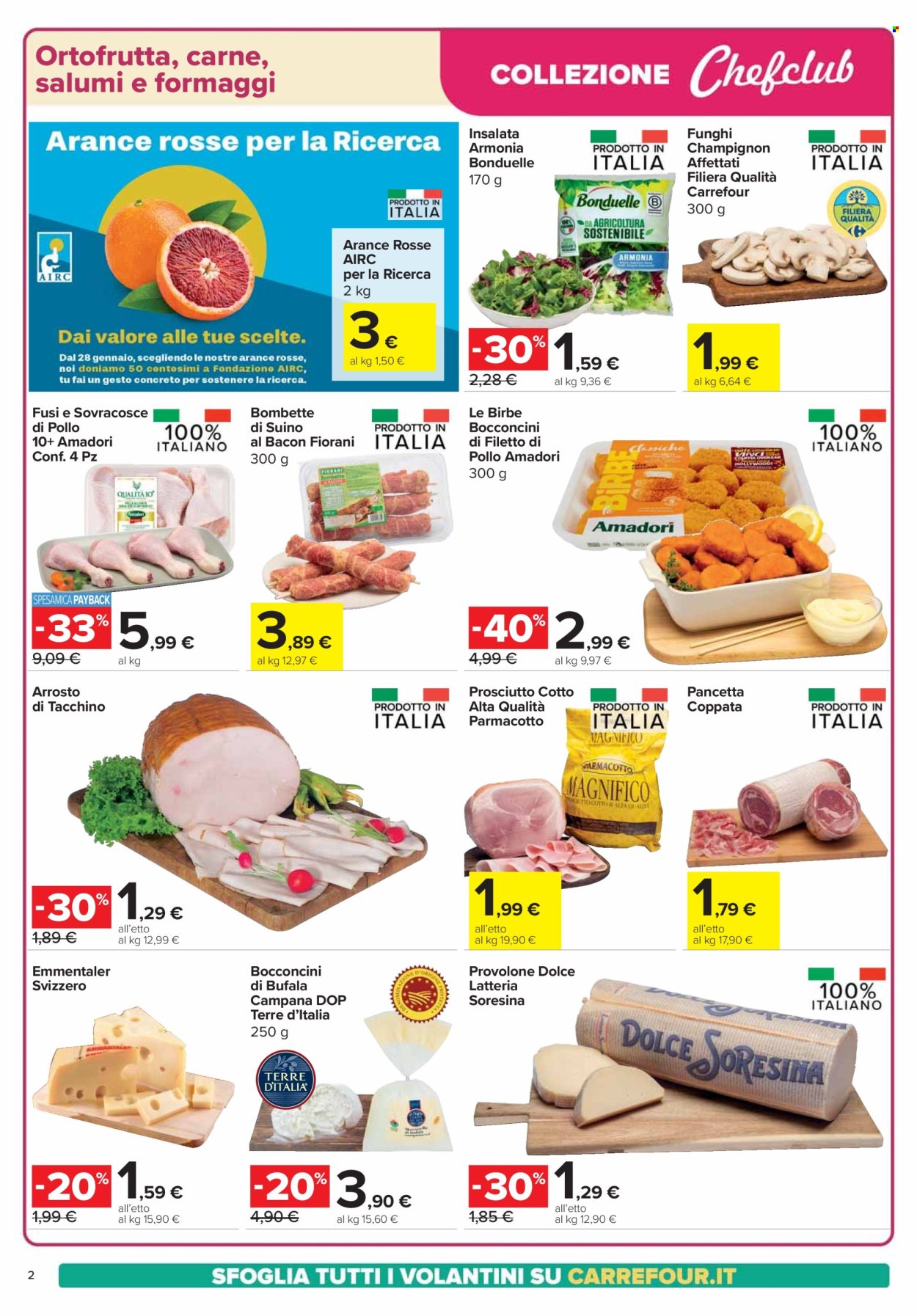 Volantino Carrefour - 24/1/2025 - 9/2/2025. Pagina 1