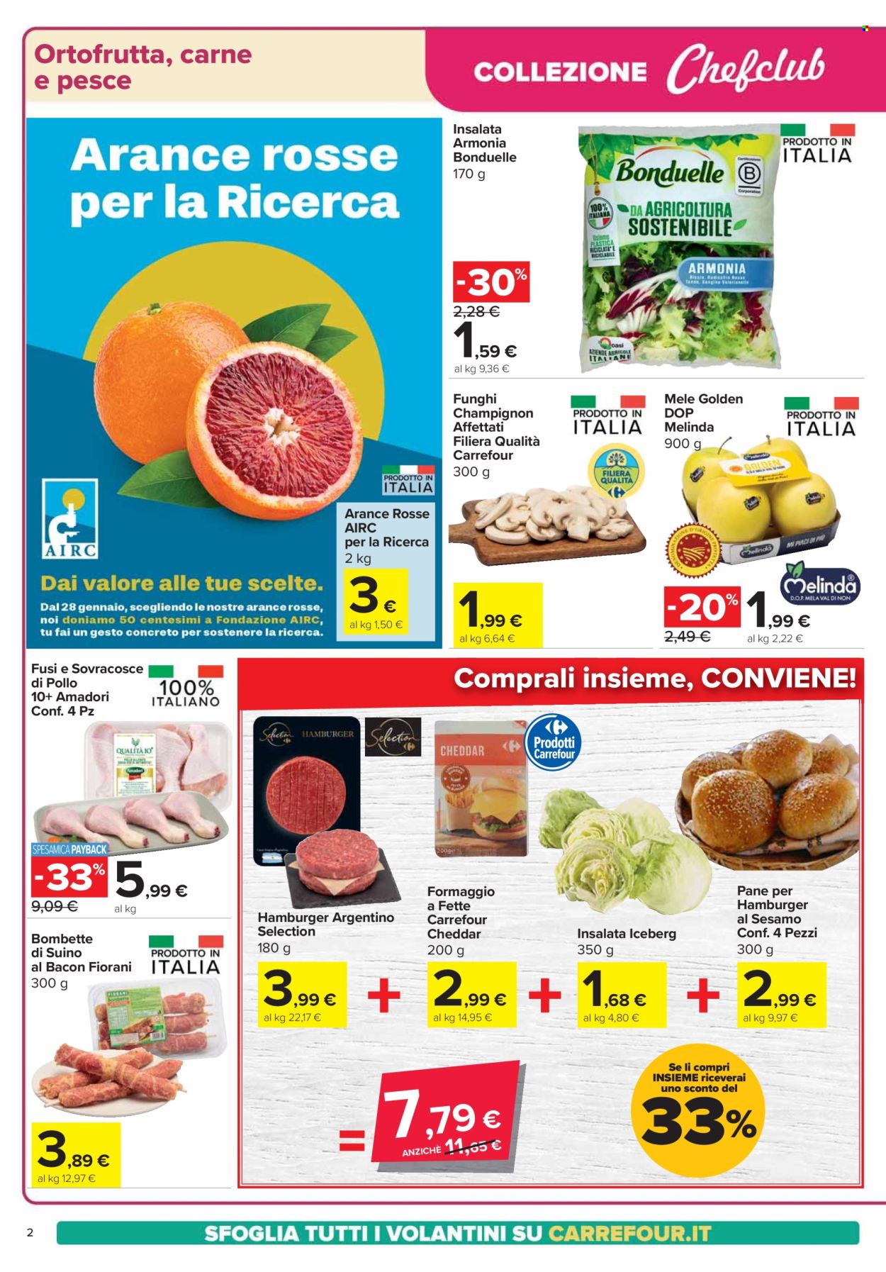 Volantino Carrefour - 24/1/2025 - 9/2/2025. Pagina 1