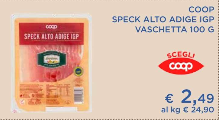 COOP SPECK ALTO ADIGE IGP VASCHETTA 100 G