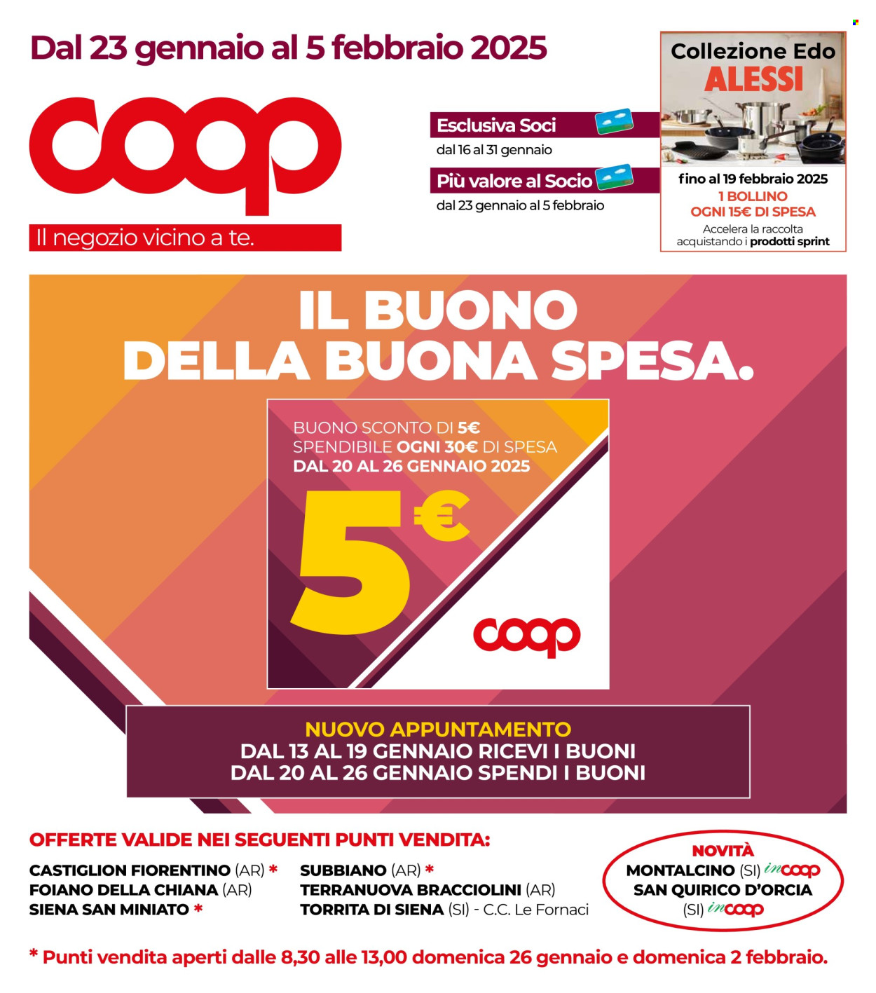 Volantino Coop - 22/1/2025 - 4/2/2025. Pagina 1