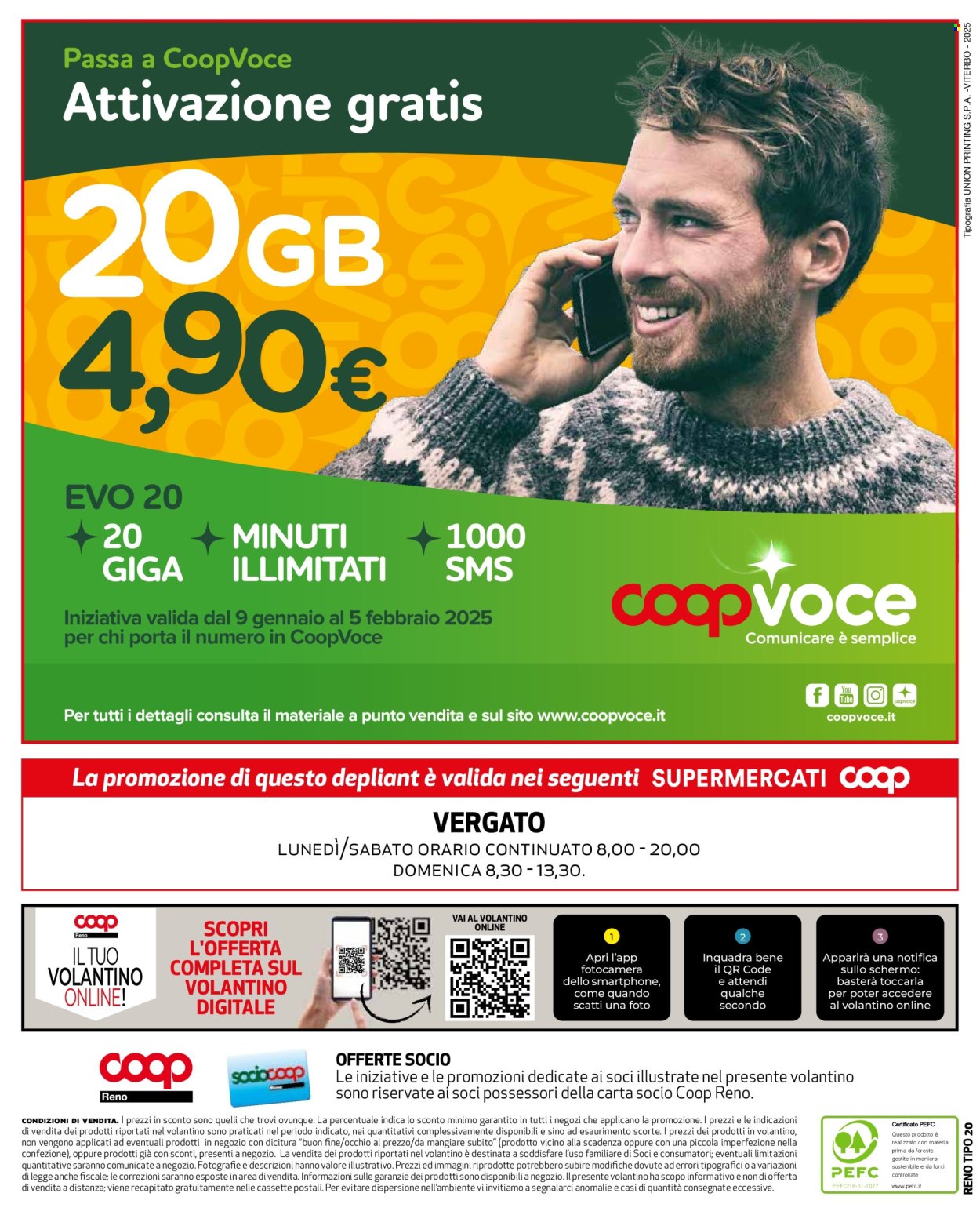 Volantino Coop - 23/1/2025 - 5/2/2025. Pagina 1