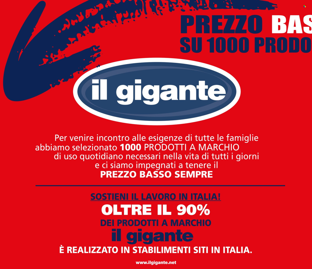 Volantino Il Gigante - 23/1/2025 - 5/2/2025. Pagina 1