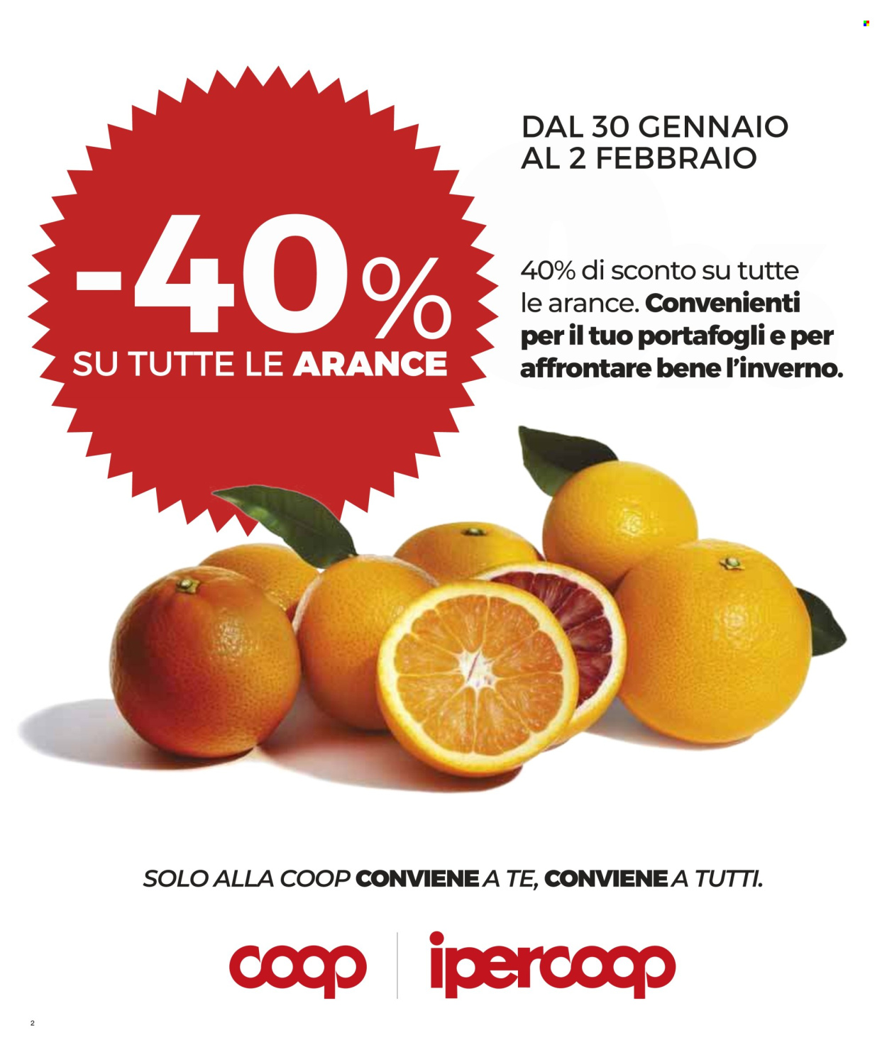 Volantino Coop - 23/1/2025 - 5/2/2025. Pagina 1