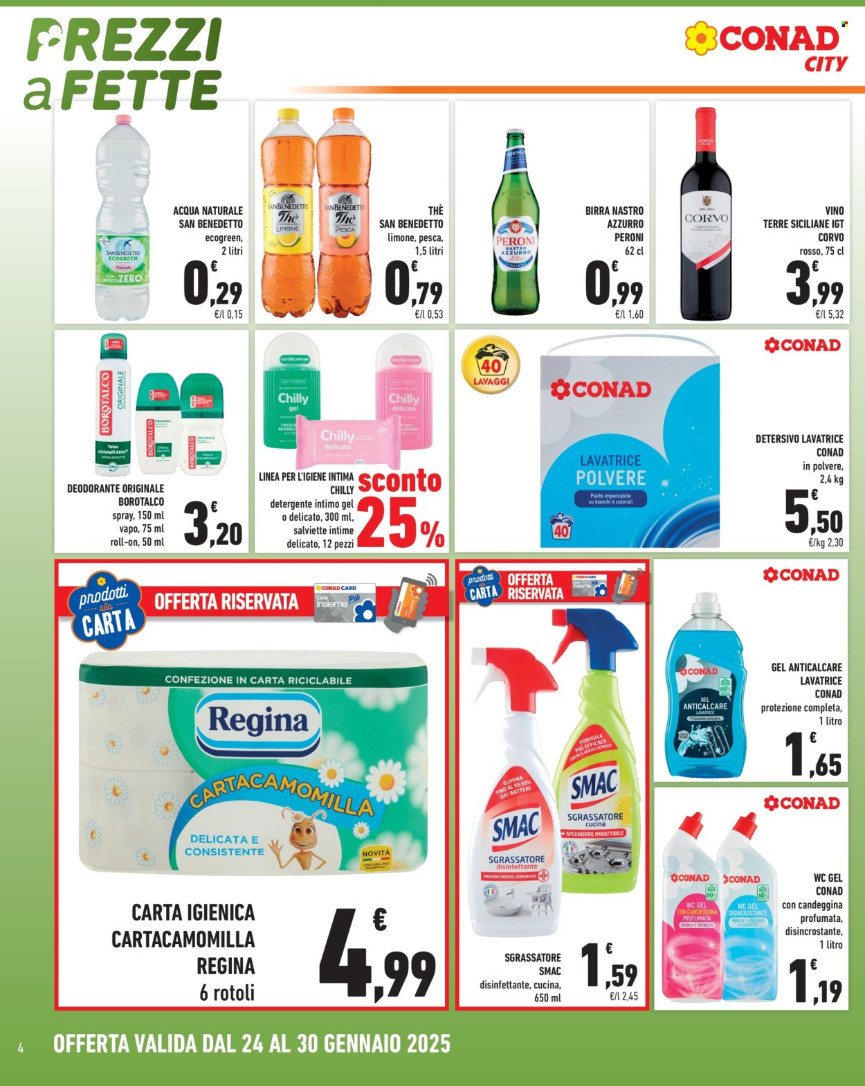 Volantino Conad City - 24/1/2025 - 30/1/2025. Pagina 1