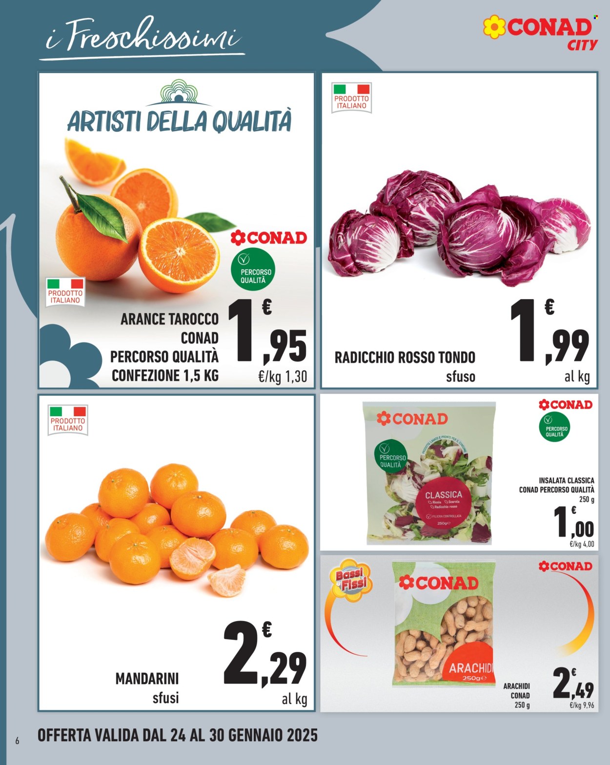 Volantino Conad City - 24/1/2025 - 30/1/2025. Pagina 1