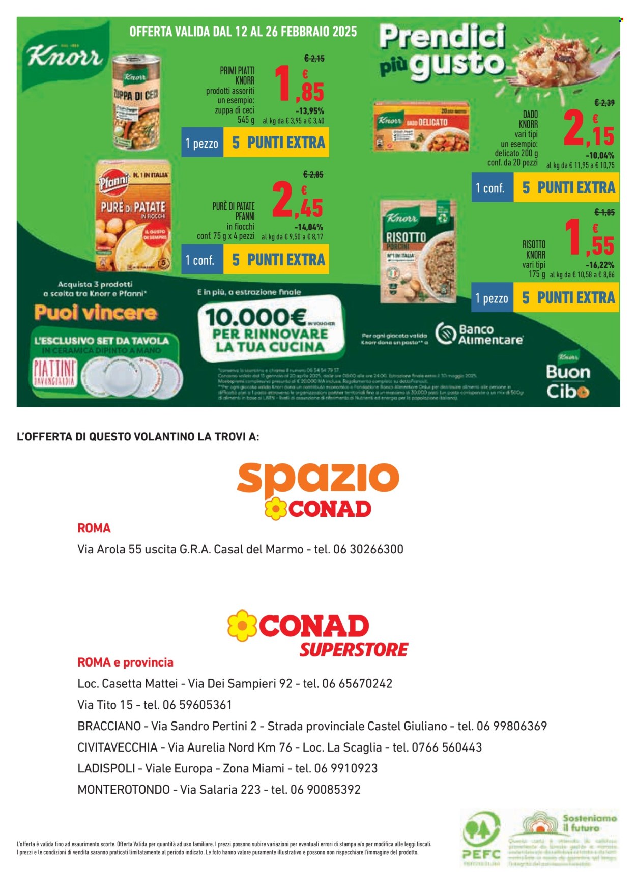 Volantino Conad - 29/1/2025 - 26/2/2025. Pagina 1