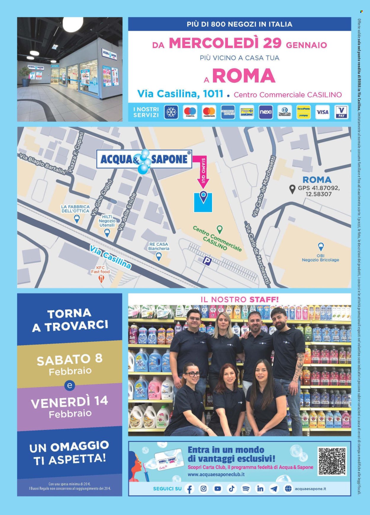 Volantino Acqua & Sapone - 29/1/2025 - 25/2/2025. Pagina 1