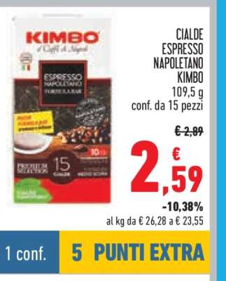 CIALDE ESPRESSO NAPOLETANO KIMBO