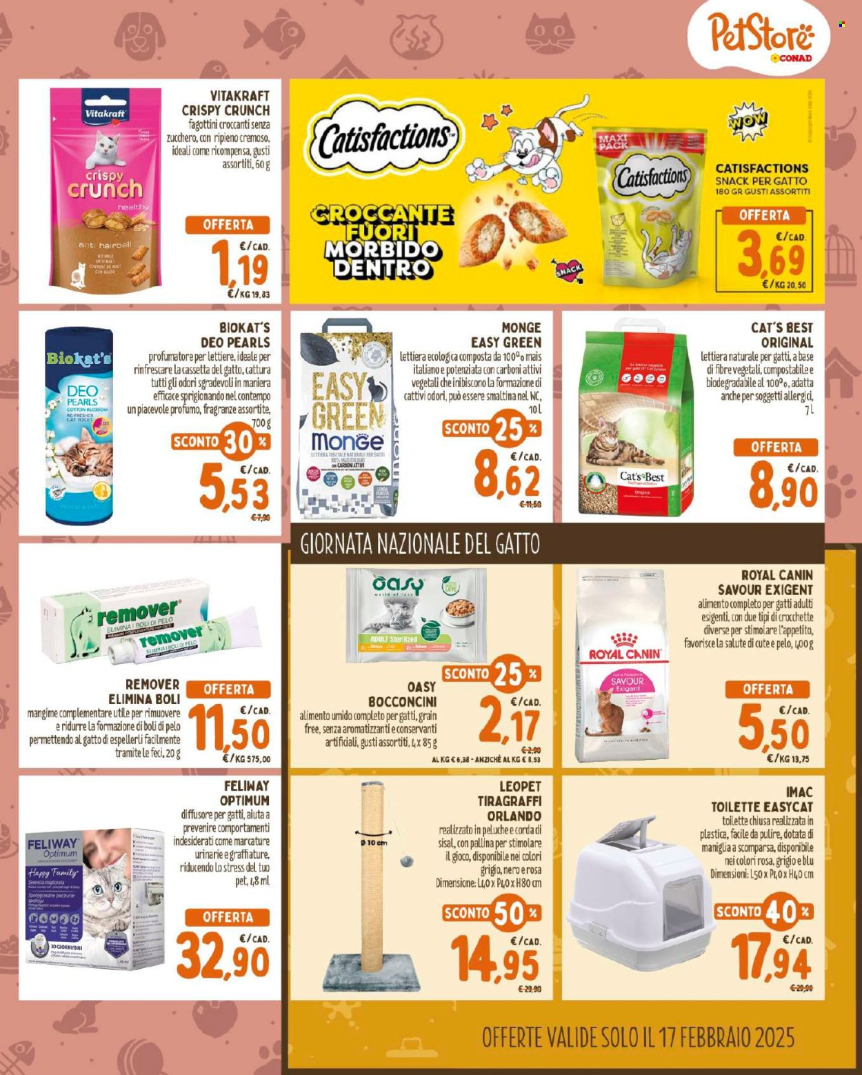 Volantino Pet Store Conad - 29/1/2025 - 25/2/2025. Pagina 1