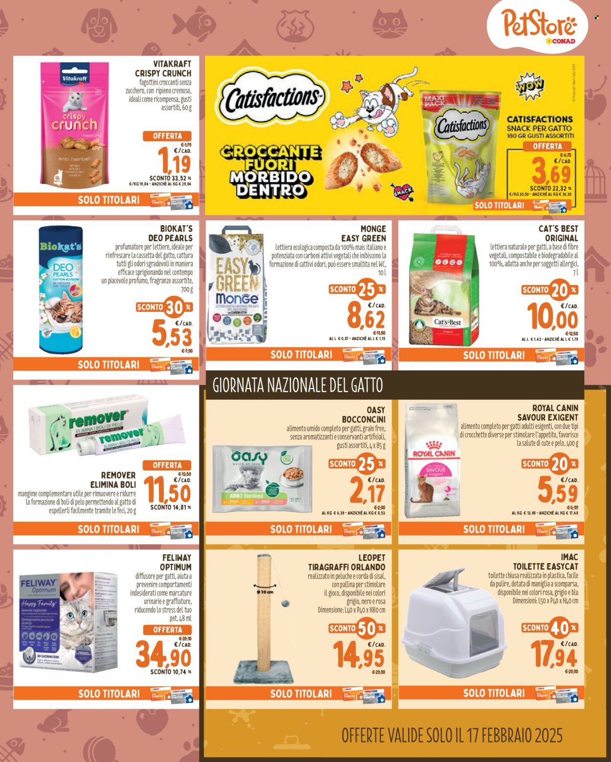 Volantino Pet Store Conad - 30/1/2025 - 26/2/2025. Pagina 1