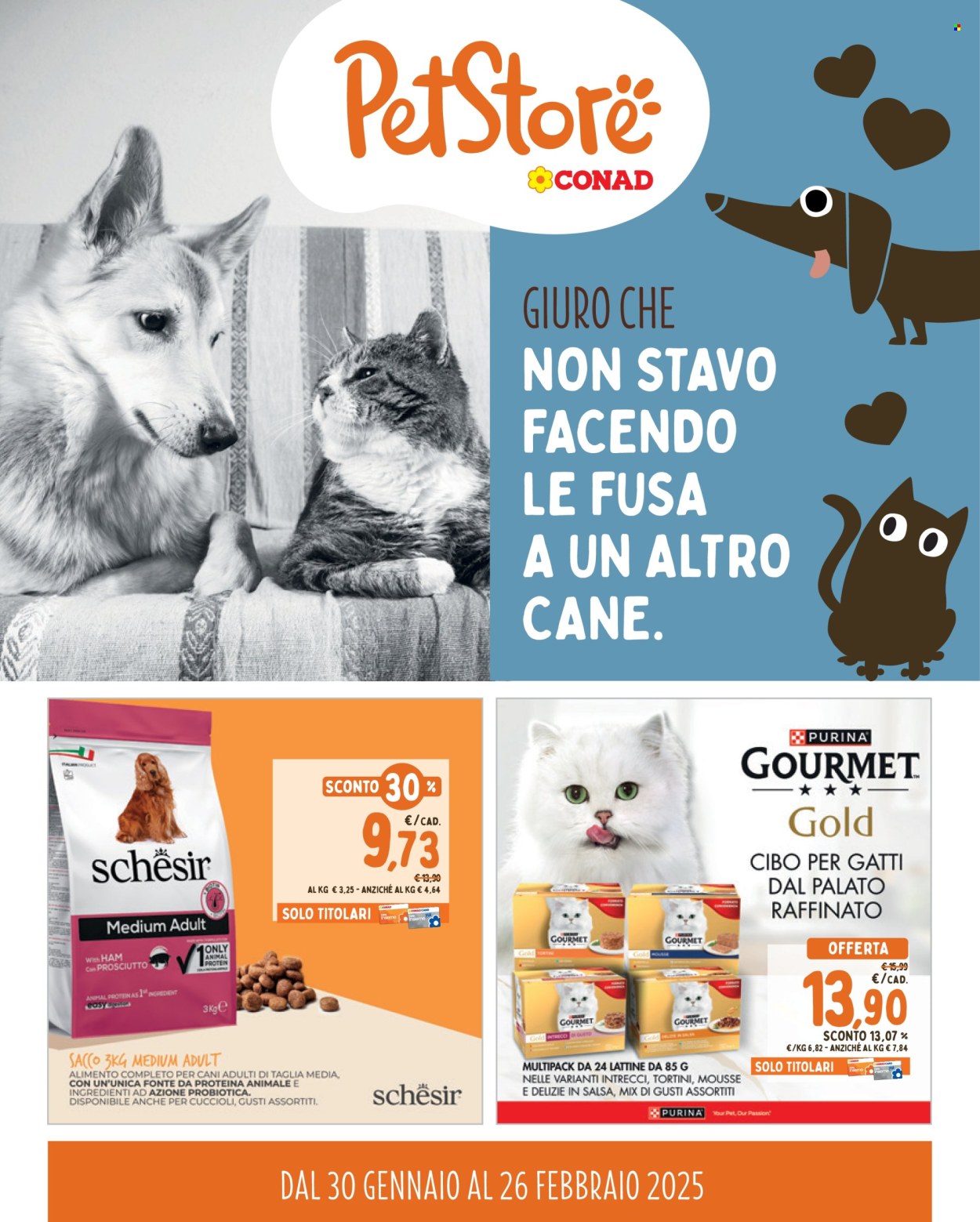 Volantino Conad - 30/1/2025 - 26/2/2025. Pagina 1