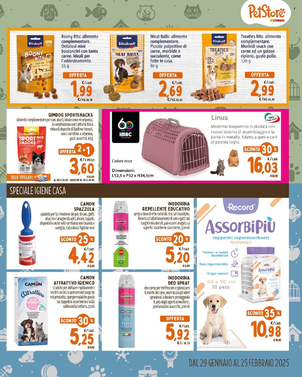 Volantino Pet Store Conad - 29/1/2025 - 25/2/2025. Pagina 1