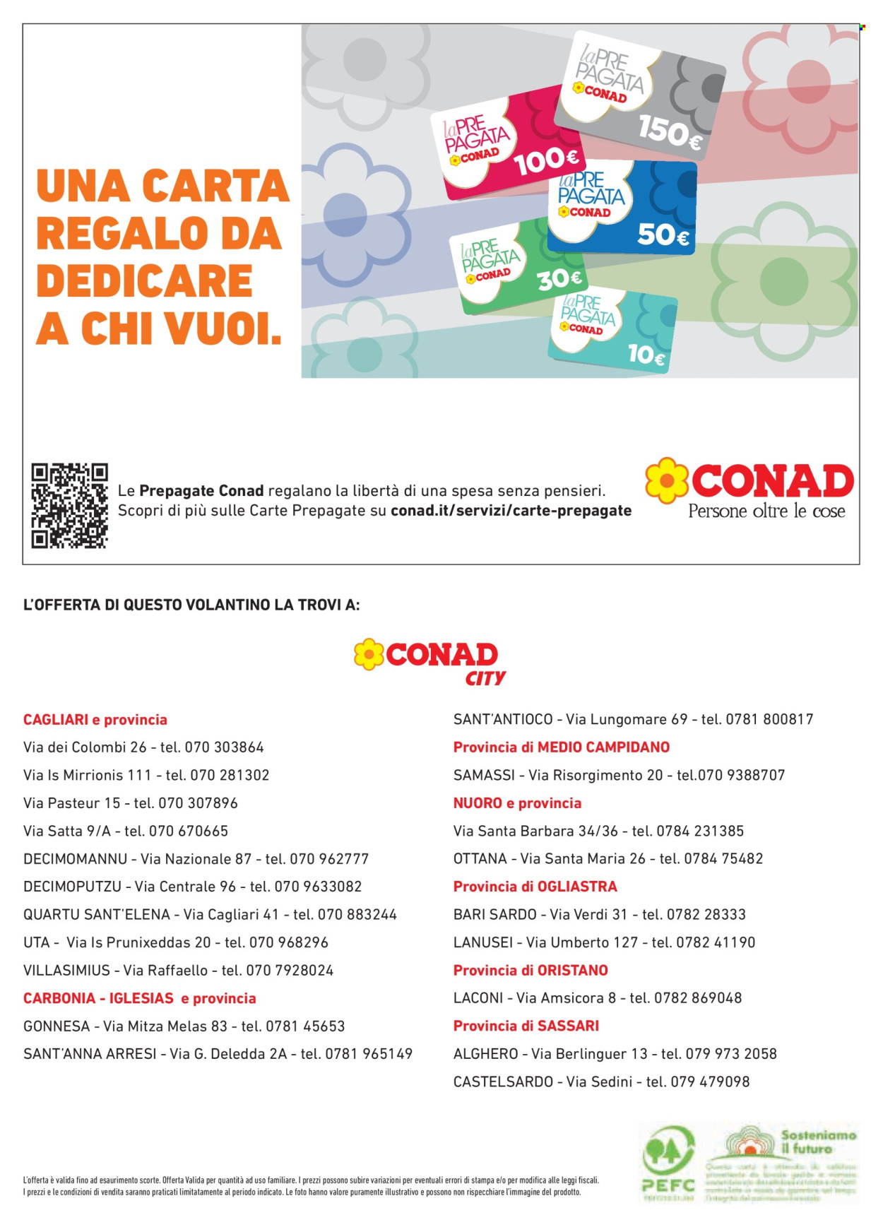 Volantino Conad City - 30/1/2025 - 26/2/2025. Pagina 1